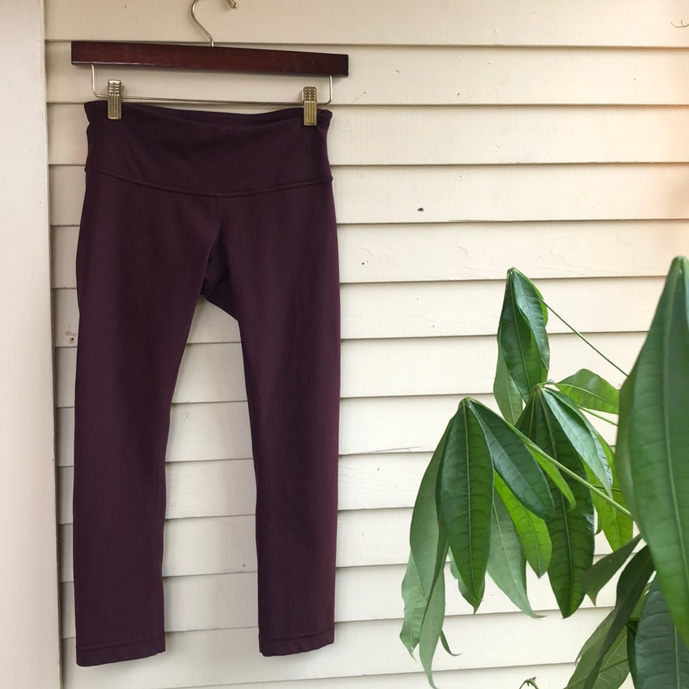 Plum Capri lululemon leggings